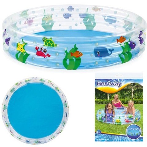 Basen dmuchany Głębiny 152x30cm - BESTWAY 51004 Bestway Basen dmuchany Głębiny 152x30cm - BESTWAY 51004 Bestway