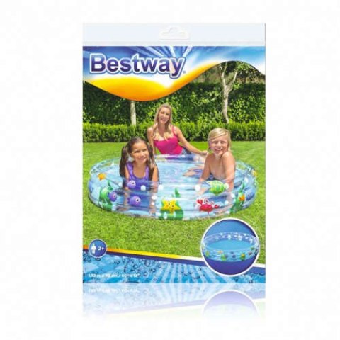Basen dmuchany Głębiny 152x30cm - BESTWAY 51004 Bestway Basen dmuchany Głębiny 152x30cm - BESTWAY 51004 Bestway