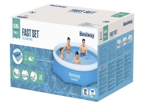 Basen rozporowy z pompą 305x76cm - BESTWAY 57270 Bestway