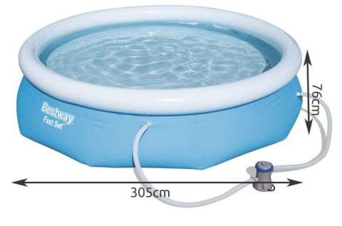 Basen rozporowy z pompą 305x76cm - BESTWAY 57270 Bestway
