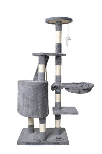 Drzewko dla kota 118cm szare Purlov
