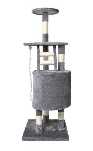 Drzewko dla kota 118cm szare Purlov