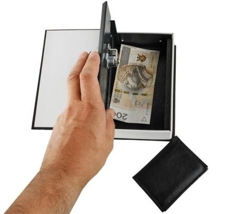 Sejf- kasetka ukryta w książce 18cmx11,5cm Malatec
