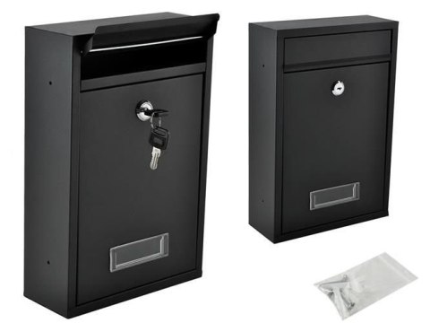 Skrzynka na listy S6237 - czarna Malatec