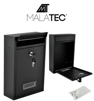 Skrzynka na listy S6237 - czarna Malatec