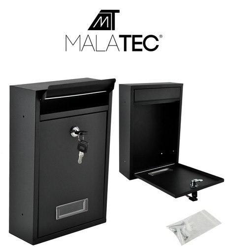 Skrzynka na listy S6237 - czarna Malatec