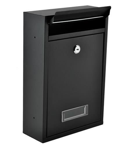 Skrzynka na listy S6237 - czarna Malatec