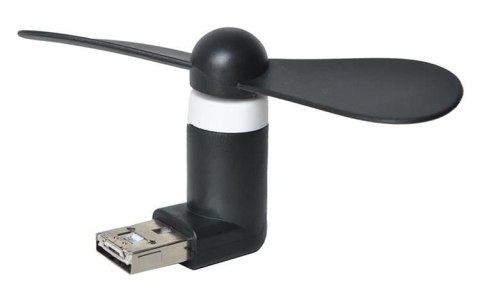 Wentylator micro USB czarny Iso Trade Wentylator micro USB czarny Iso Trade