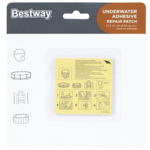 Zestaw łatek naprawczych do basenu - BESTWAY 62091 Bestway Zestaw łatek naprawczych do basenu - BESTWAY 62091 Bestway