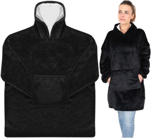 Bluza XXL - koc czarny Ruhhy