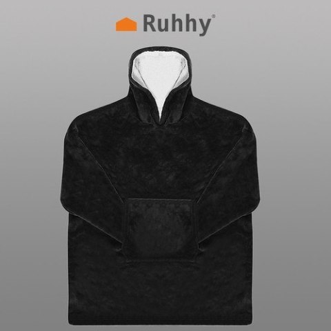 Bluza XXL - koc czarny Ruhhy