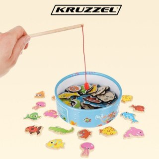 Gra "Łowienie rybek" na magnes 22 el. Kruzzel