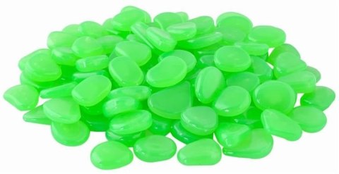 Kamienie świecące - zestaw 100szt zielone Gardlov