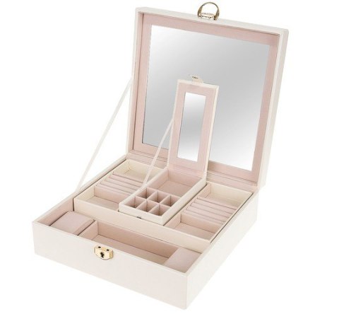 Kuferek na biżuterię - biały Beautylushh Beautylushh