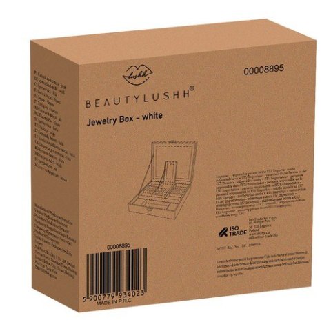 Kuferek na biżuterię - biały Beautylushh Beautylushh