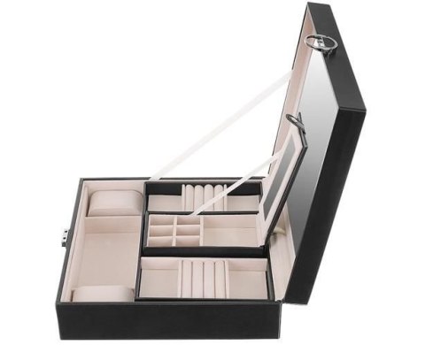 Kuferek na biżuterię - czarny Beautylushh Beautylushh