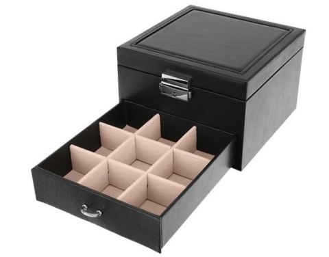 Kuferek na biżuterię - czarny K8898 Beautylushh Beautylushh