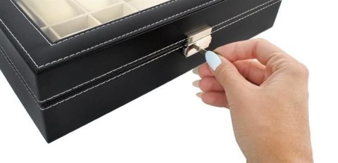 Organizer na zegarki i okulary czarny Iso Trade