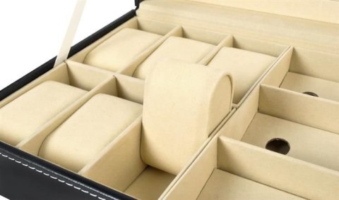Organizer na zegarki i okulary czarny Iso Trade