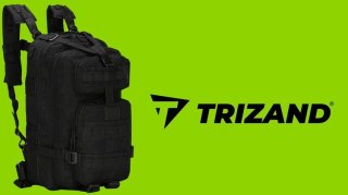 Plecak militarny XL czarny Trizand