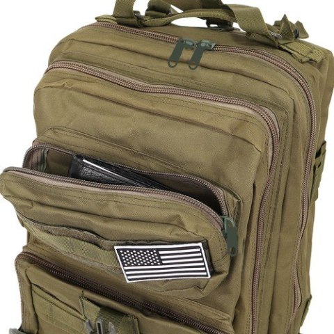 Plecak militarny XL zielony Trizand Plecak militarny XL zielony Trizand
