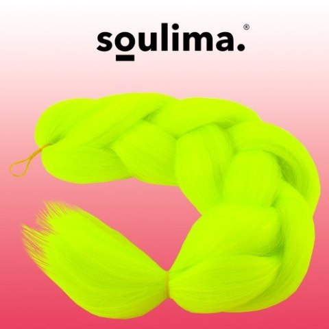 Włosy syntetyczne warkoczyki - neonowe Soulima Włosy syntetyczne warkoczyki - neonowe Soulima