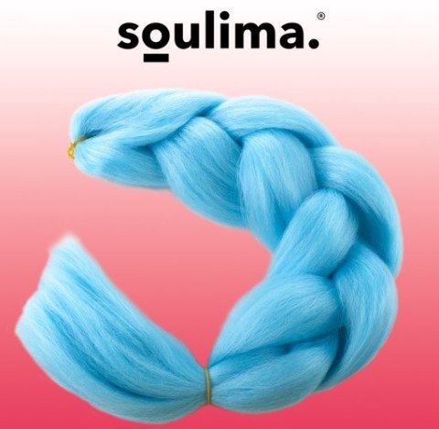 Włosy syntetyczne warkoczyki - niebieskie Soulima Włosy syntetyczne warkoczyki - niebieskie Soulima