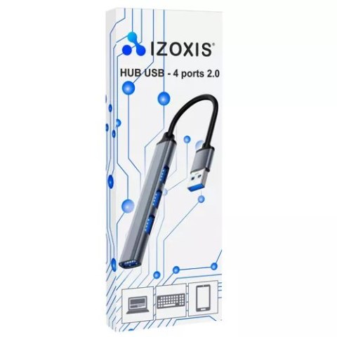 HUB USB- 1 port 3.0 + 3 porty 2.0 Izoxis 23316 Iso Trade