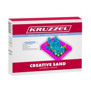 Piasek kreatywny - piaskownica + foremki 22712 Kruzzel