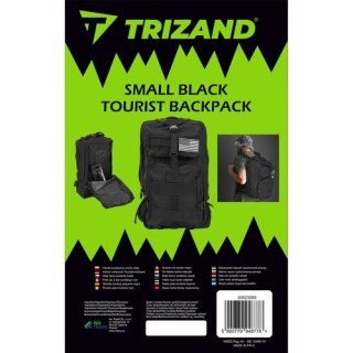 Plecak turystyczny czarny mały 23089 Trizand