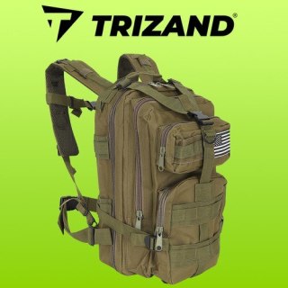 Plecak turystyczny zielony mały 23243 Trizand