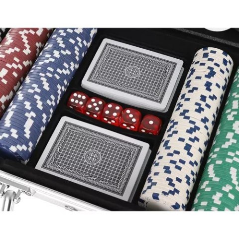 Poker - zestaw 300 żetonów w walizce HQ 23528 Malatec Poker - zestaw 300 żetonów w walizce HQ 23528 Malatec