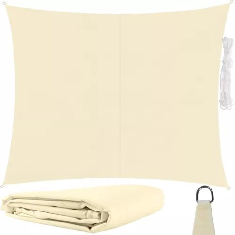 Żagiel przeciwsłoneczny 3x2m- beżowy Gardlov 23163 Gardlov
