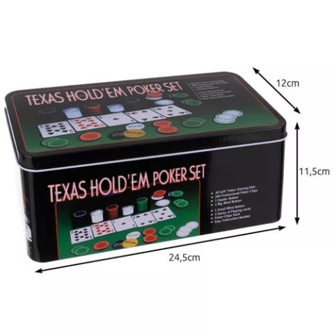 Zestaw do pokera TEXAS 23539 Malatec Zestaw do pokera TEXAS 23539 Malatec