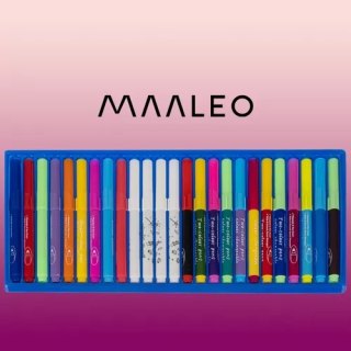 Zestaw markerów - 25 szt. Maaleo 23201 Maaleo