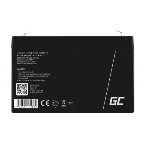 Akumulator AGM 6V 7Ah Akumulator AGM 6V 7Ah