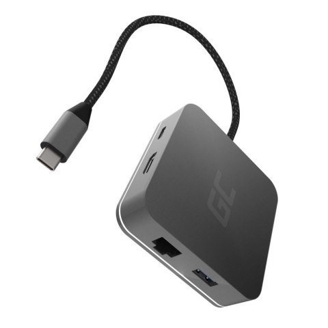 Hub USB-C GC 6w1 3xUSB 3.0, HDMI, RJ45 (Ethernet), USB-C PD Hub USB-C GC 6w1 3xUSB 3.0, HDMI, RJ45 (Ethernet), USB-C PD