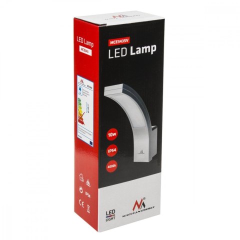 Lampa LED ścienna elewacyjna 10W MCE343 SV Lampa LED ścienna elewacyjna 10W MCE343 SV