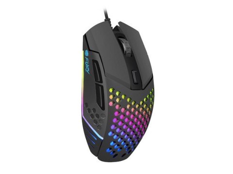 Mysz Battler 6400 DPI dla graczy podświetlenie Czarna Mysz Battler 6400 DPI dla graczy podświetlenie Czarna