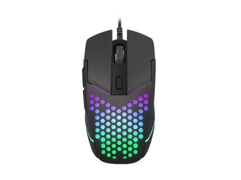 Mysz Battler 6400 DPI dla graczy podświetlenie Czarna Mysz Battler 6400 DPI dla graczy podświetlenie Czarna
