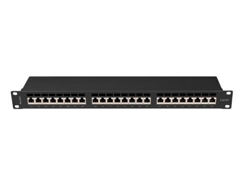 Patchpanel 24 port 1U KAT6A EK. PPSA-1024-B Czarny Patchpanel 24 port 1U KAT6A EK. PPSA-1024-B Czarny