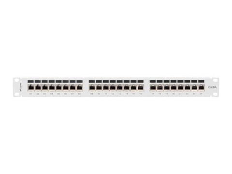 Patchpanel 24 port 1U KAT6A EK. PPSA-1024-S Szary Patchpanel 24 port 1U KAT6A EK. PPSA-1024-S Szary