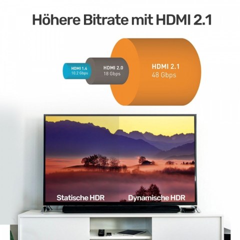 Kabel HDMI M/M 2m; v2.1; 8K; 120Hz; UHD; C138W Kabel HDMI M/M 2m; v2.1; 8K; 120Hz; UHD; C138W