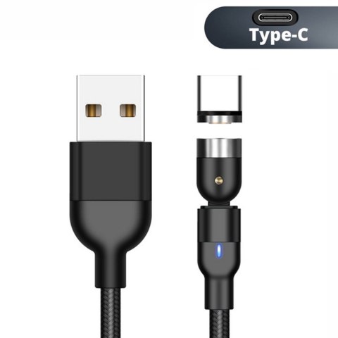 Magnetyczny kabel USB C 2m kątowy MCE475 Magnetyczny kabel USB C 2m kątowy MCE475