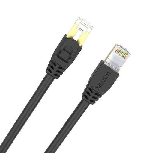 Patchcord Cat.7 SSTP (8P8C) RJ45, 2M, C1810EBK Czarny Patchcord Cat.7 SSTP (8P8C) RJ45, 2M, C1810EBK Czarny
