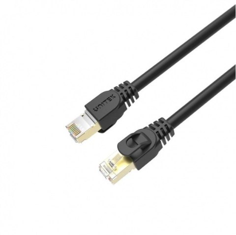 Patchcord Cat.7 SSTP (8P8C) RJ45, 2M, C1810EBK Czarny Patchcord Cat.7 SSTP (8P8C) RJ45, 2M, C1810EBK Czarny