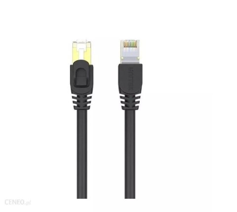 Patchcord Cat.7 SSTP (8P8C) RJ45, 2M, C1810EBK Czarny Patchcord Cat.7 SSTP (8P8C) RJ45, 2M, C1810EBK Czarny