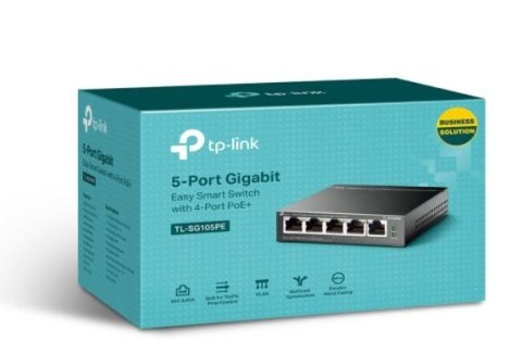 Przełącznik SG105PE Switch Smart 5xGb (4xPoE+) Przełącznik SG105PE Switch Smart 5xGb (4xPoE+)