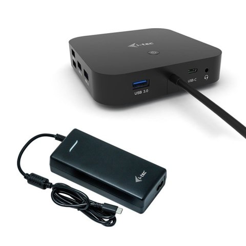 Stacja dokującą USB-C Dual Display Docking Station Power Delivery 100 W + i-tec Universal Charger 112 W Stacja dokującą USB-C Dual Display Docking Station Power Delivery 100 W + i-tec Universal Charger 112 W