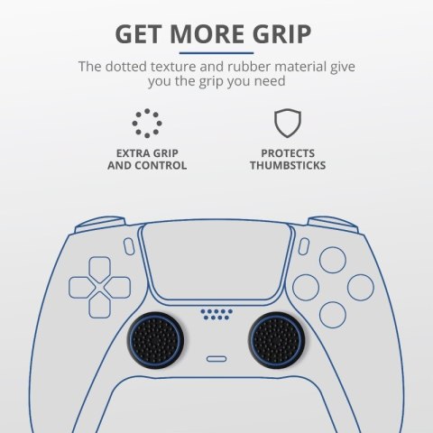 Zestaw nakładek GXT266 4 pak Thumb Grips PS5 Zestaw nakładek GXT266 4 pak Thumb Grips PS5